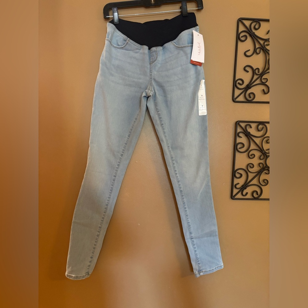 Maternity Womens Light Blue Jeans Size 0